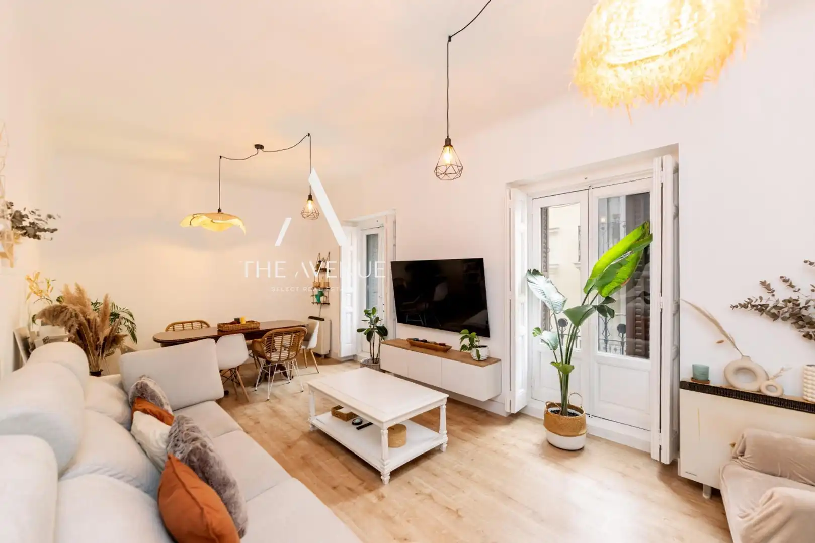 Sala de estar de Piso en venta en  Madrid Capital con Aire acondicionado, Calefacción y Balcón