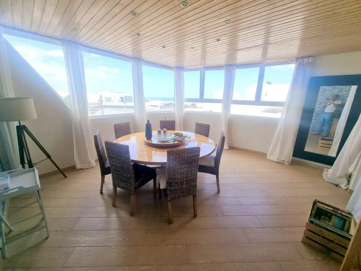 Dining room of Houses for sale in Tías  with Air Conditioner, Private garden and Terrace