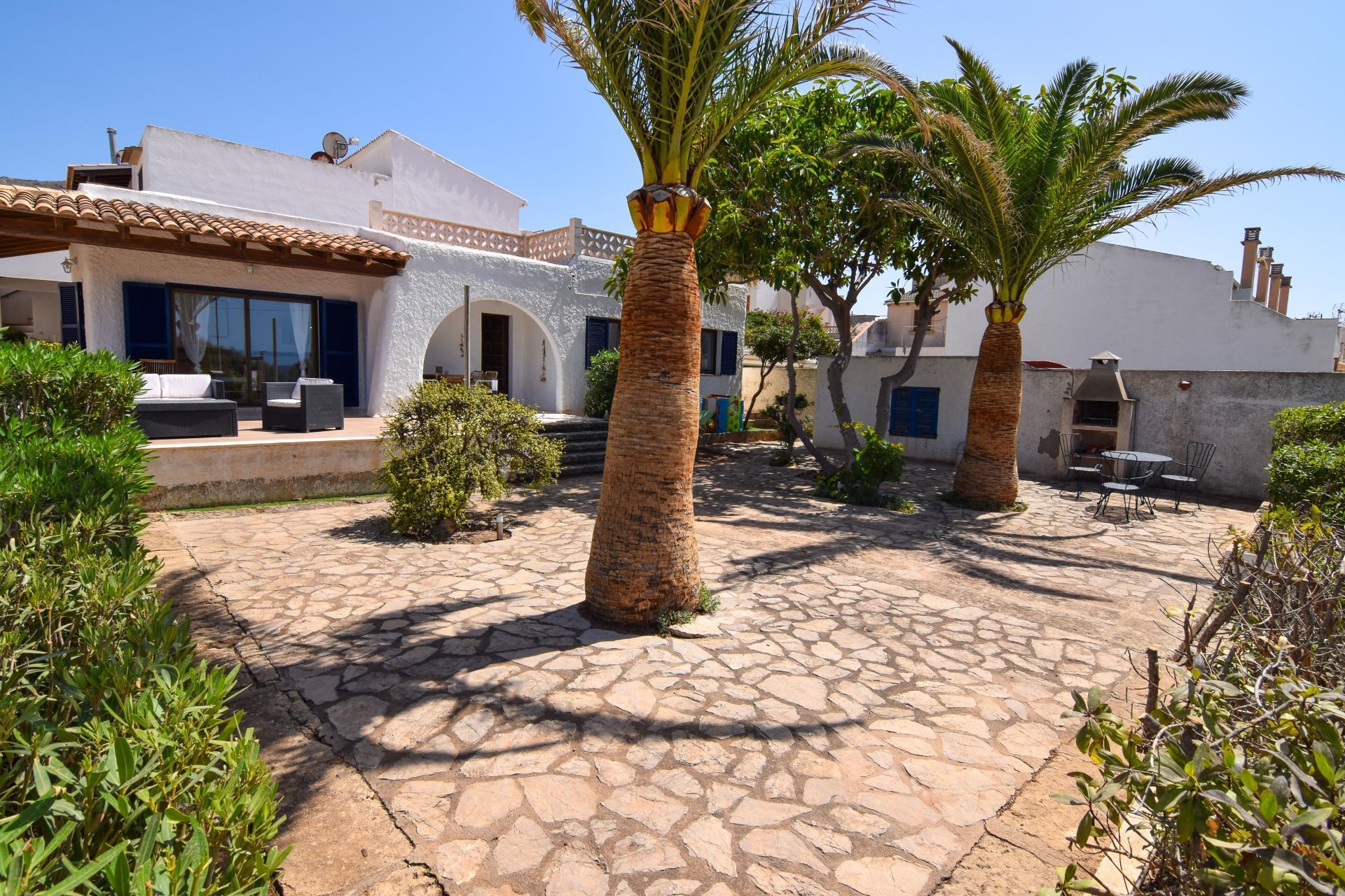 Garden of House or chalet to rent in Artà  with Air Conditioner, Heating and Private garden