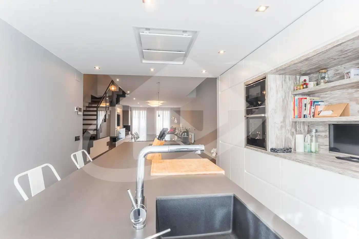 Kitchen of Houses for sale in Sabadell  with Heating, Private garden and Parquet flooring