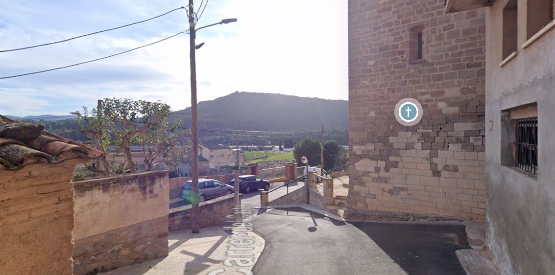Exterior view of House or chalet for sale in Jorba