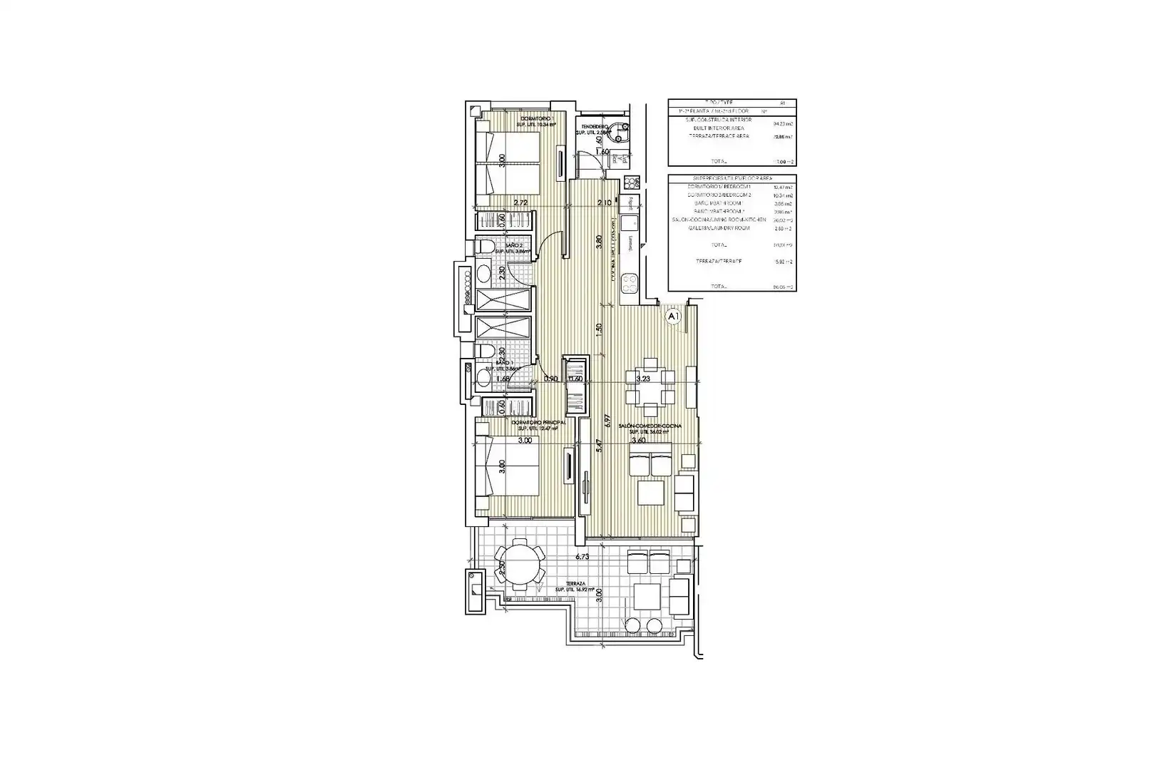 Flat for sale in Orihuela  with Air Conditioner, Heating and Terrace