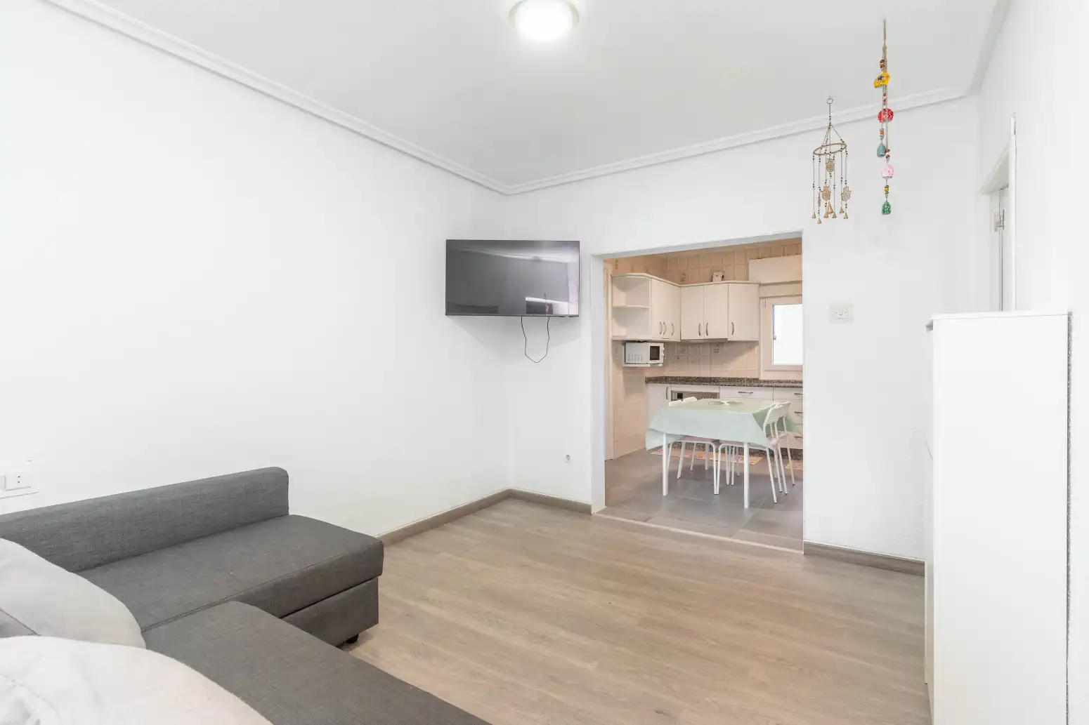 Wohnzimmer von Einfamilien-Reihenhaus zum Verkauf in Mieres (Asturias) mit Heizung, Terrasse und Abstellraum