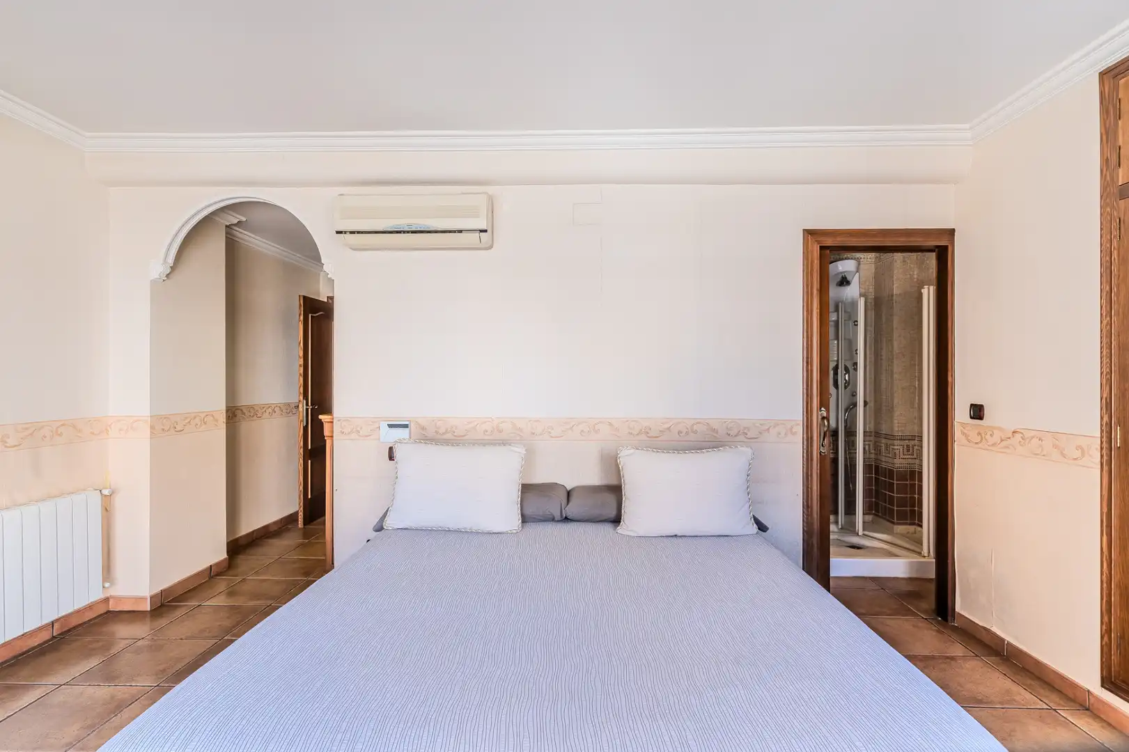 Bedroom of Flat for sale in Burriana / Borriana  with Air Conditioner, Heating and Terrace