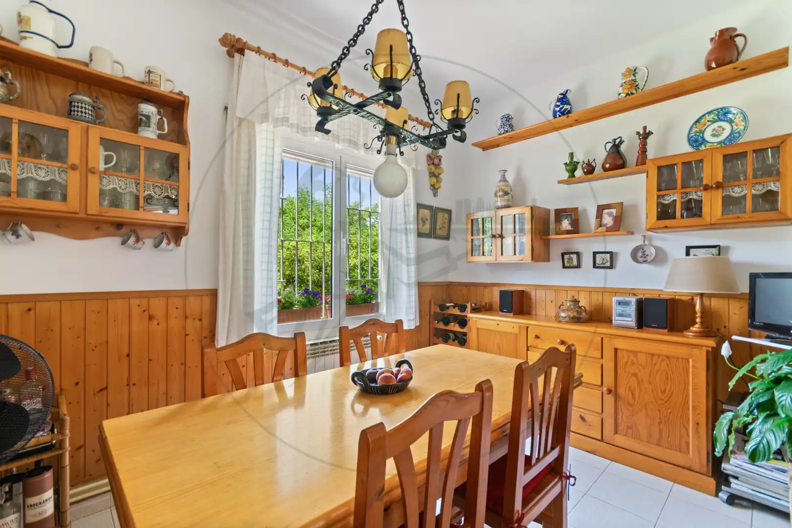 Dining room of Houses for sale in Sant Cugat del Vallès  with Heating, Private garden and Parquet flooring