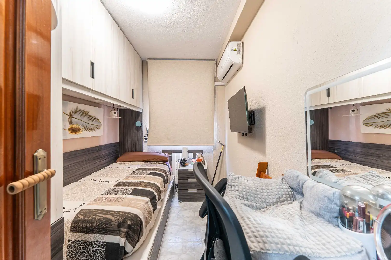 Bedroom of Flat for sale in Móstoles  with Air Conditioner and Heating