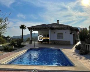 Exterior view of House or chalet for sale in Cómpeta  with Private garden, Terrace and Swimming Pool