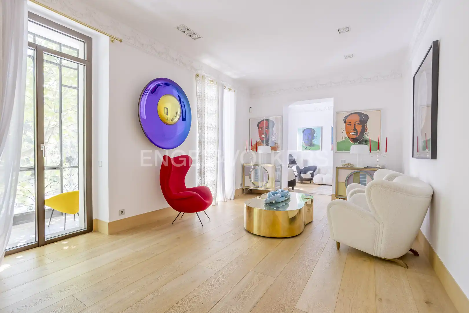 Sala de estar de Dúplex en venta en Madrid con Aire acondicionado, Calefacción y Jardín privado