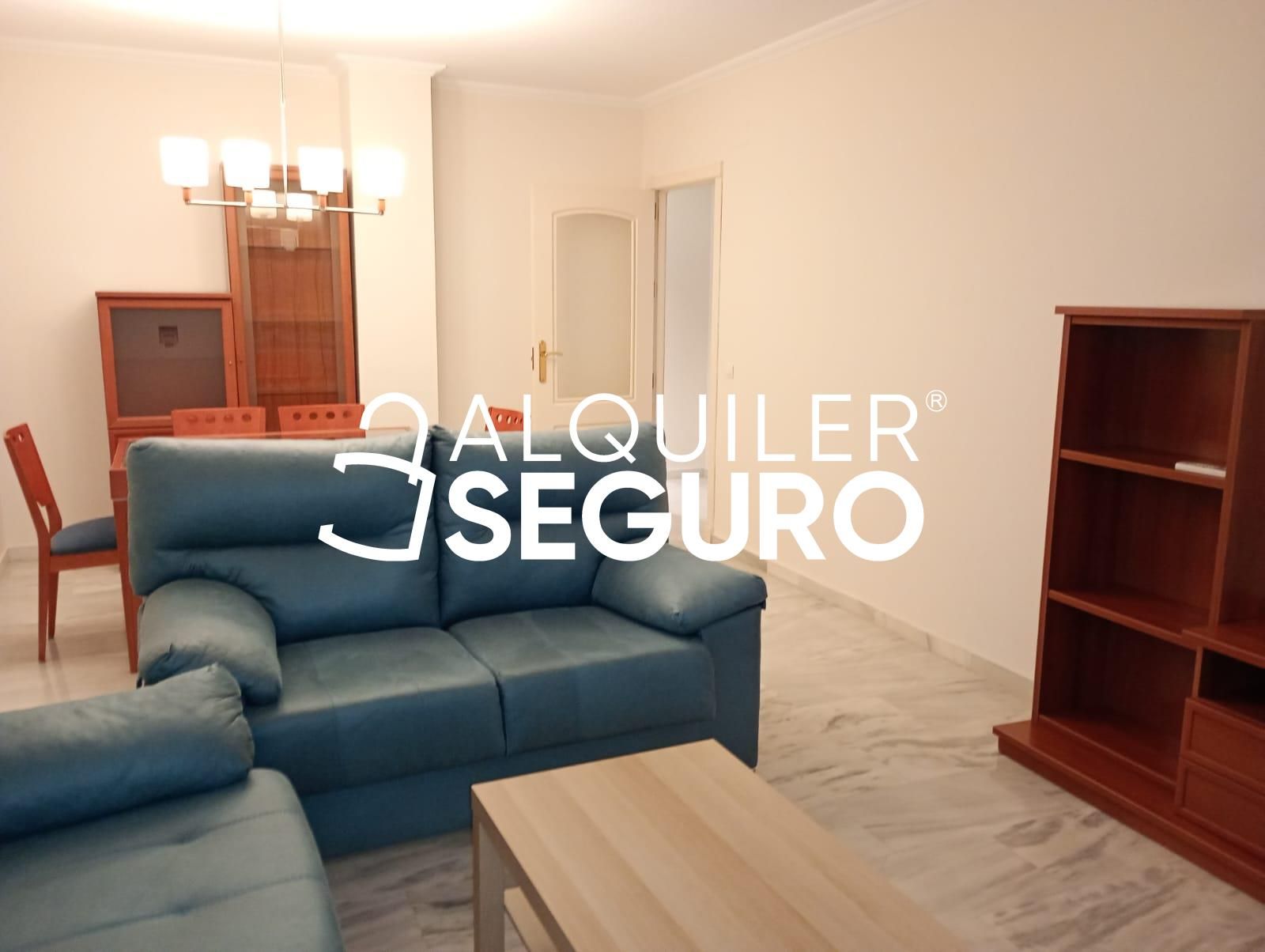 Living room of Flat to rent in Málaga Capital  with Air Conditioner, Terrace and Swimming Pool