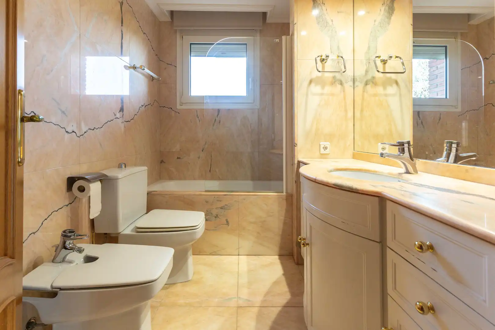 Badezimmer von Haus oder Chalet zur Miete in Argentona mit Klimaanlage, Heizung und Terrasse
