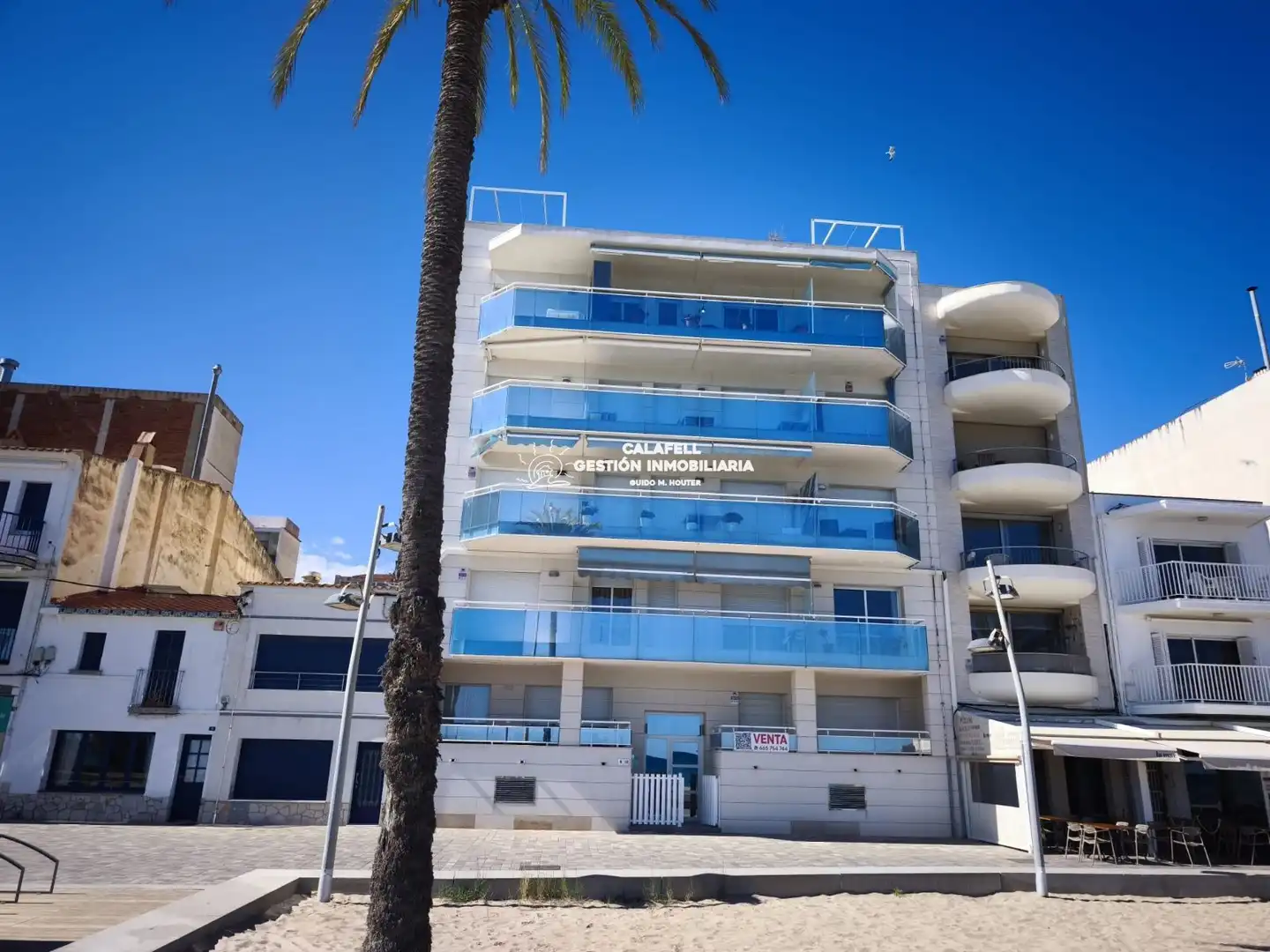Vista exterior de Pis en venda en Calafell amb Aire condicionat, Calefacció i Terrassa