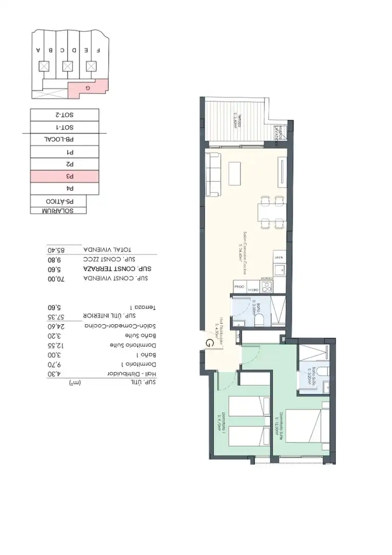 Apartamento con terraza en venta en Playa del Cura, imagen 2