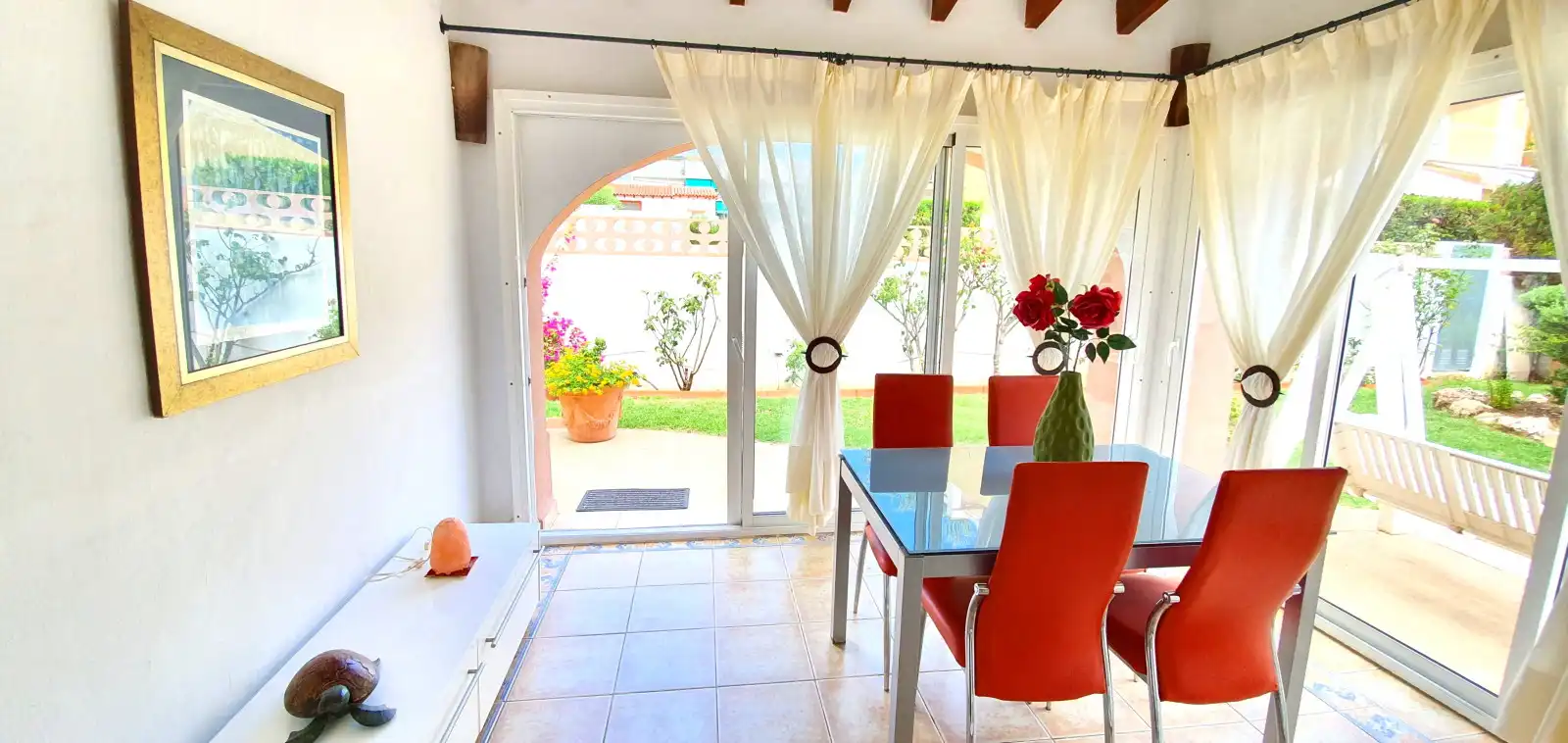 Dining room of Houses for rent in Dénia  with Air Conditioner, Heating and Private garden