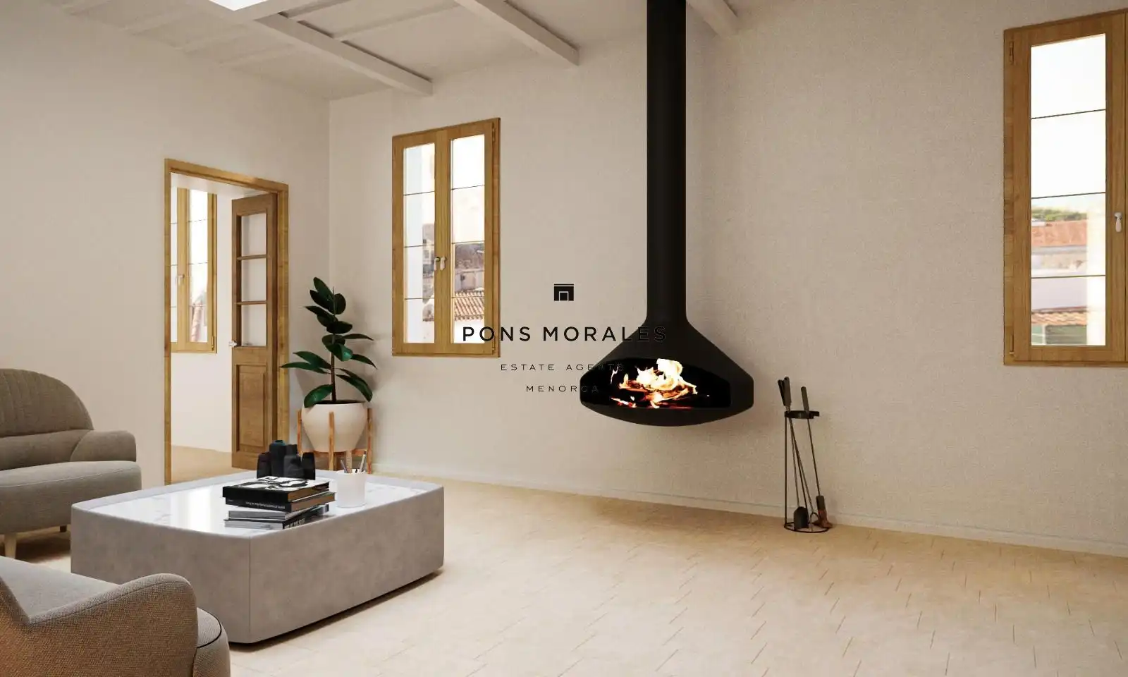 Sala d'estar de Casa o xalet en venda en Ciutadella de Menorca amb Jardí privat, Terrassa i Balcó