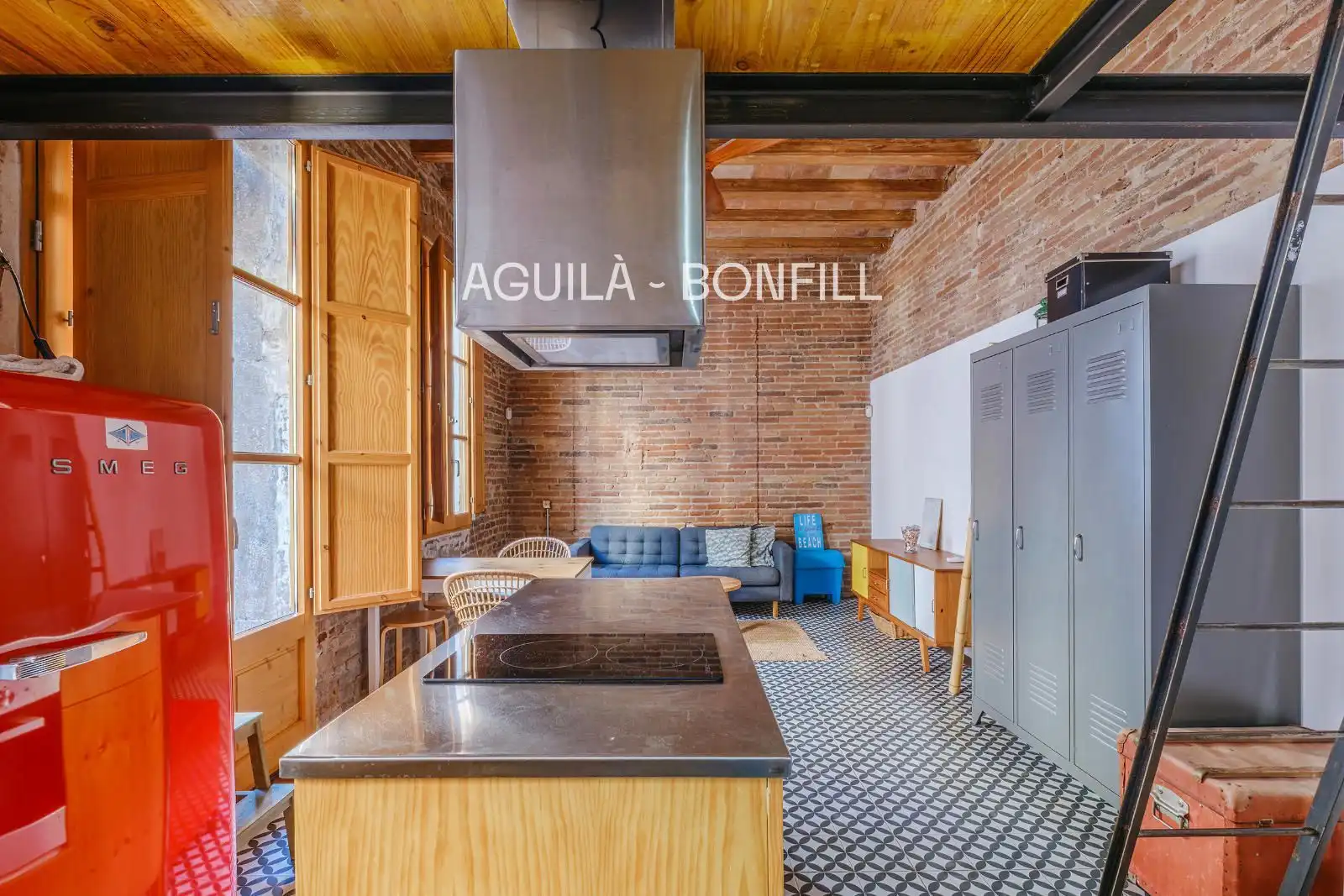 Kitchen of Flat for sale in Barcelona  with Terrace, Balcony and Alarm