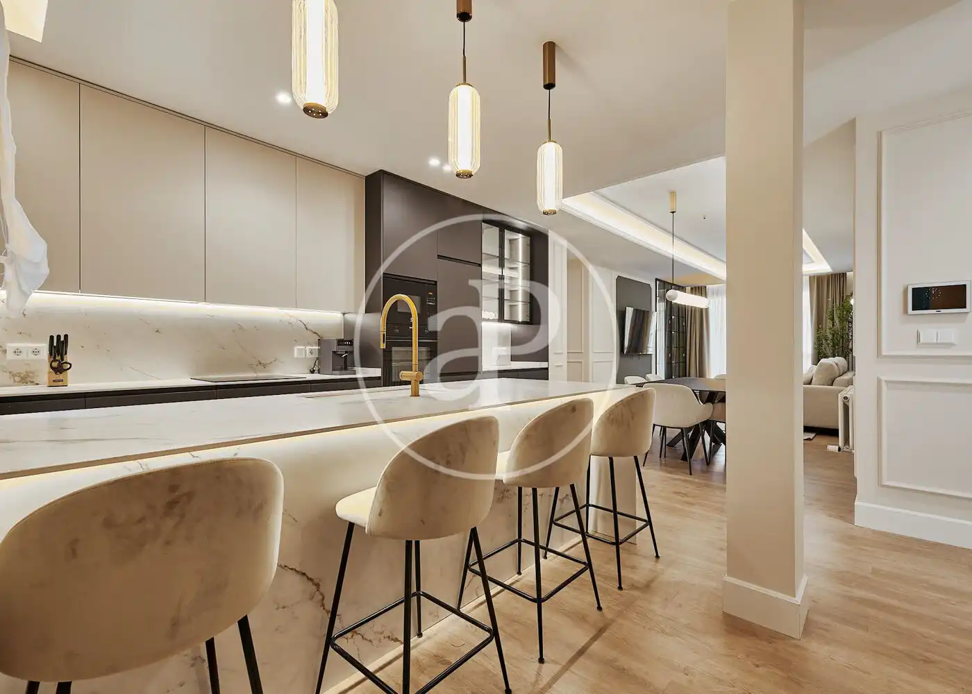Küche von Wohnung zum Verkauf in Madrid mit Klimaanlage, Heizung und Terrasse