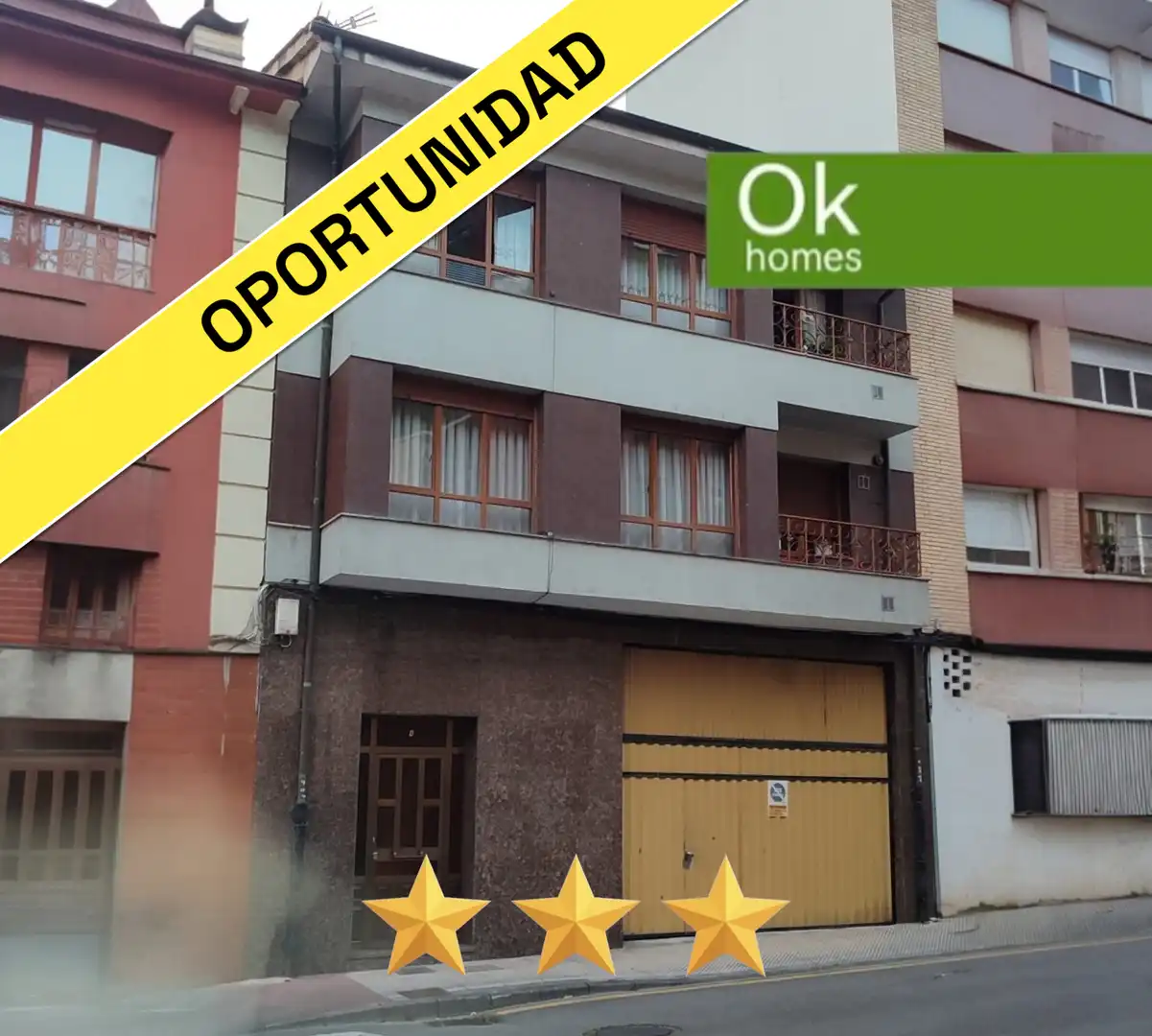 Casa adosada en venda en San Martín del Rey Aurelio amb Calefacció, Parquet i Terrassa