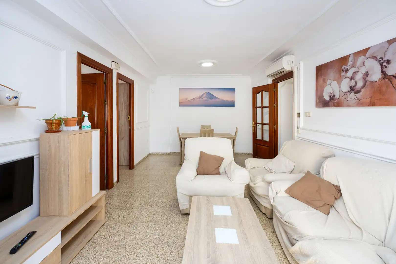 Wohnzimmer von Wohnung zur Miete in Granada mit Klimaanlage, Möbliert und Waschmaschine