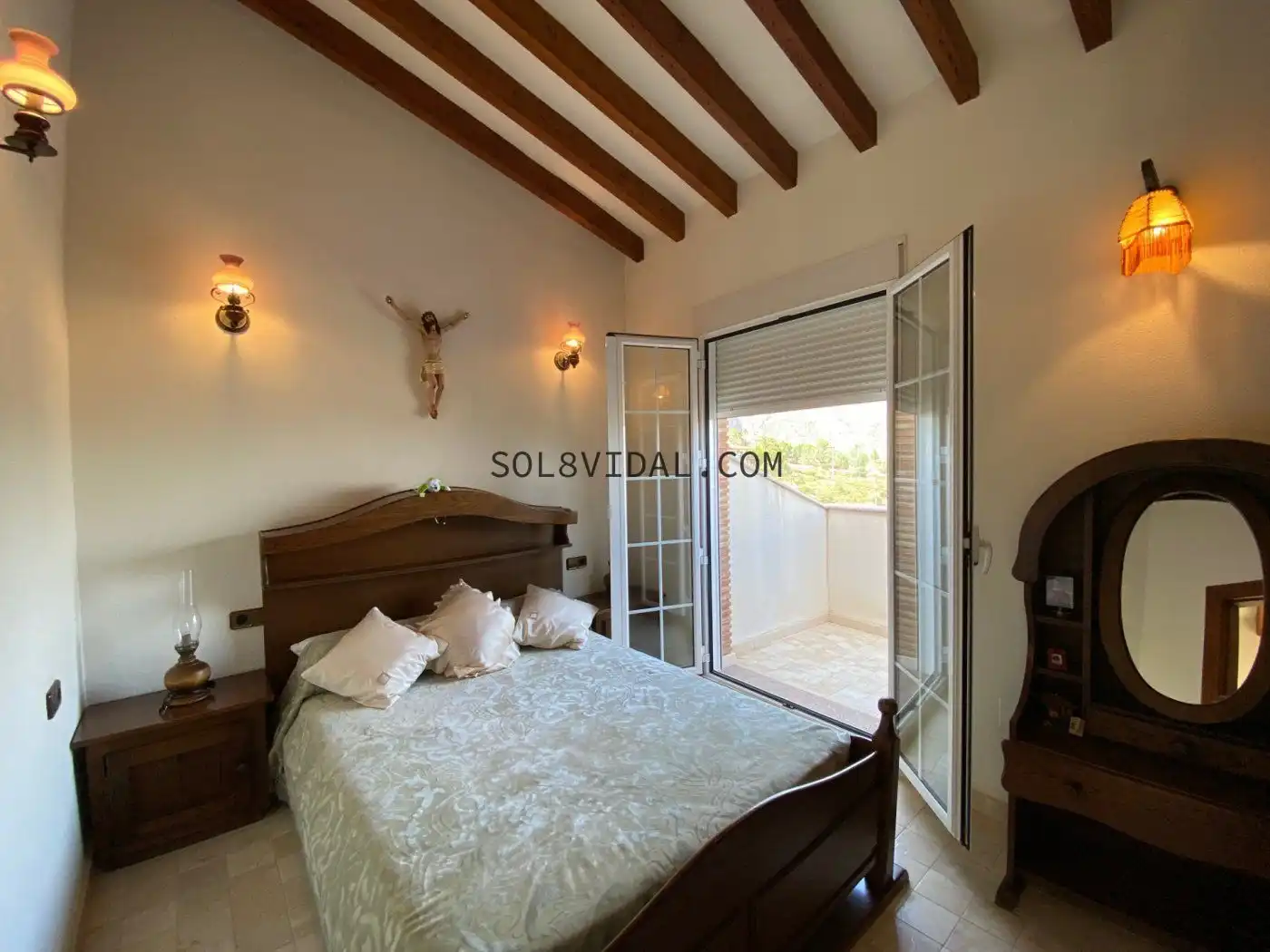 Dormitori de Casa o xalet en venda en Orihuela amb Aire condicionat, Jardí privat i Terrassa