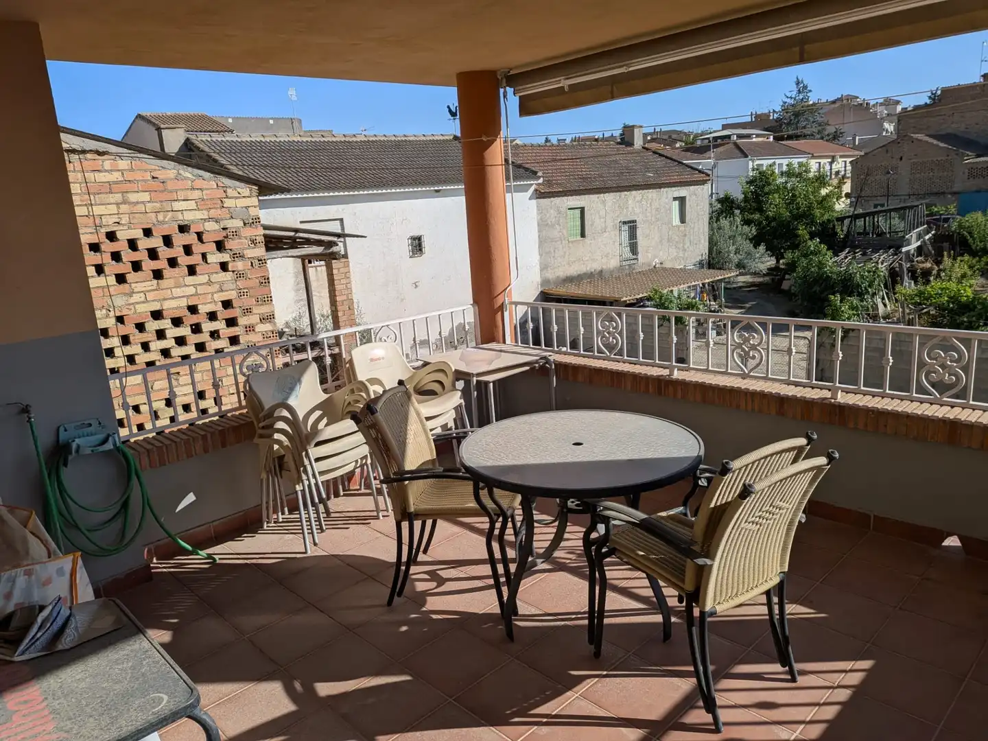 Terrace of Flat for rent in Alhendín  with Air Conditioner, Heating and Terrace