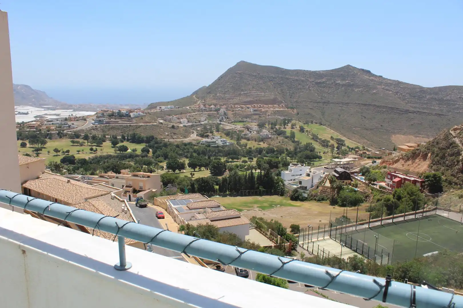 Vista exterior de Apartament en venda en Vícar amb Aire condicionat, Jardí privat i Terrassa