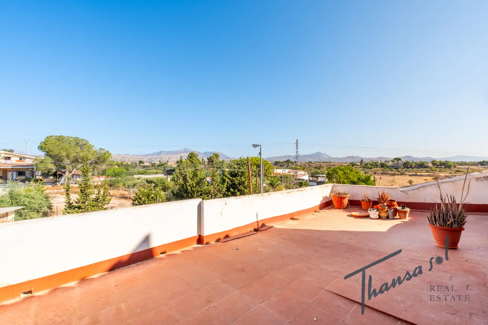Terrassa de Casa adosada en venda en Alicante / Alacant amb Aire condicionat, Jardí privat i Terrassa