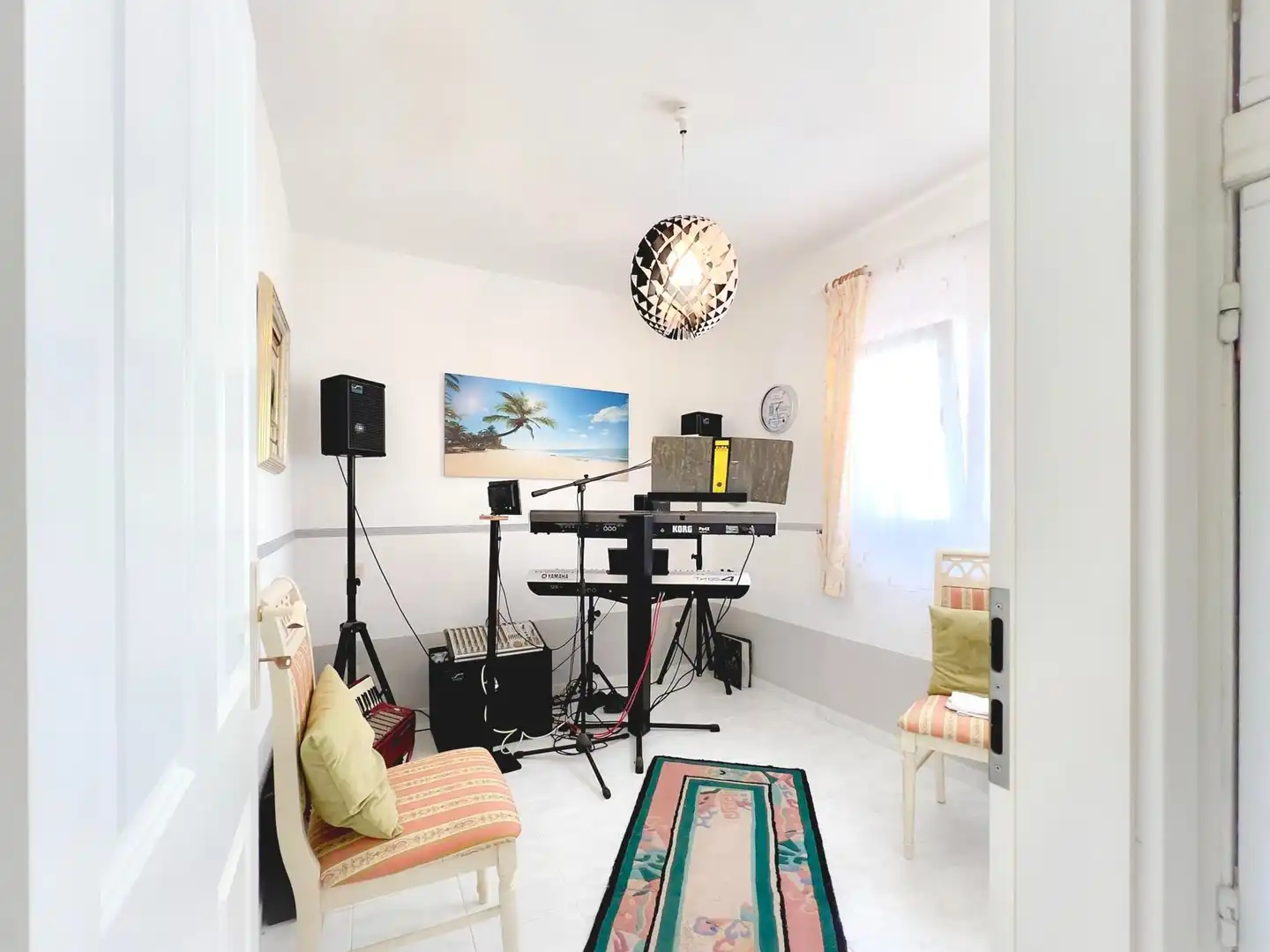 Wohnzimmer von Haus oder Chalet zum Verkauf in La Manga del Mar Menor mit Klimaanlage, Heizung und Privatgarten