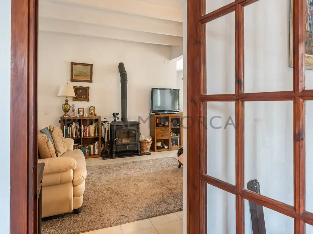 Living room of Houses for sale in Es Castell  with Private garden, Terrace and Swimming Pool