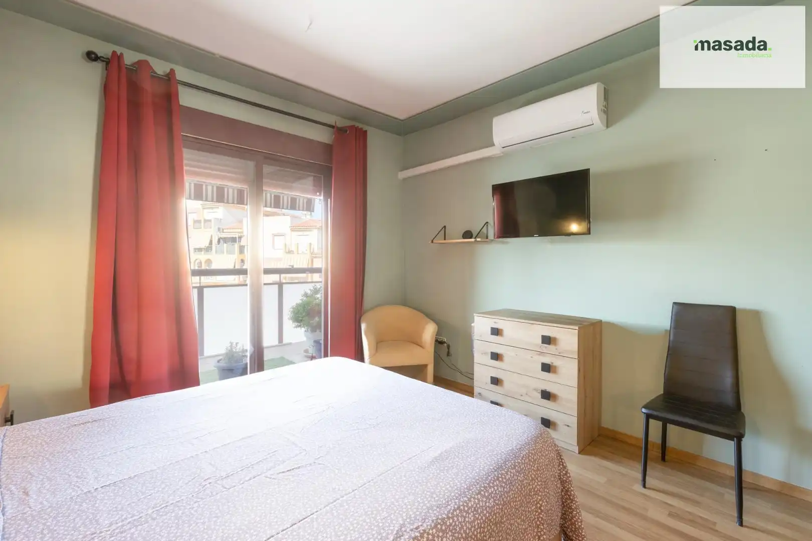 Schlafzimmer von Wohnung zum Verkauf in Gójar mit Klimaanlage, Heizung und Terrasse