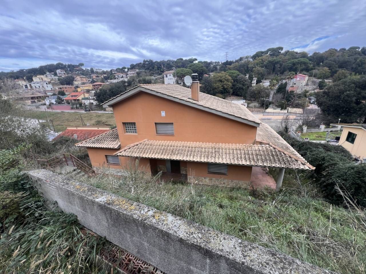 Vista exterior de Casa o xalet en venda en Santa Maria de Palautordera amb Terrassa i Balcó