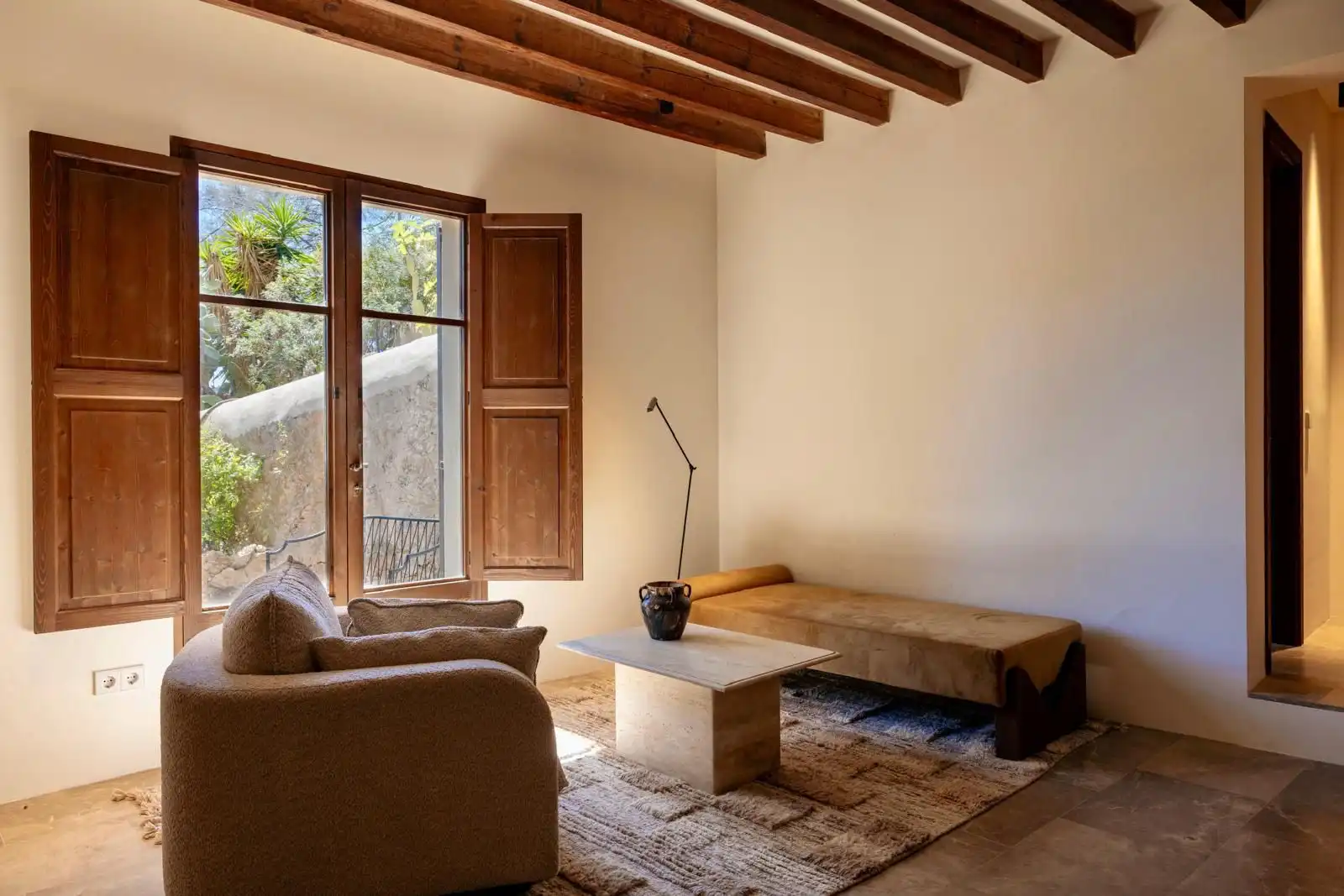 Sala d'estar de Casa o xalet en venda en  Palma de Mallorca amb Aire condicionat, Jardí privat i Terrassa