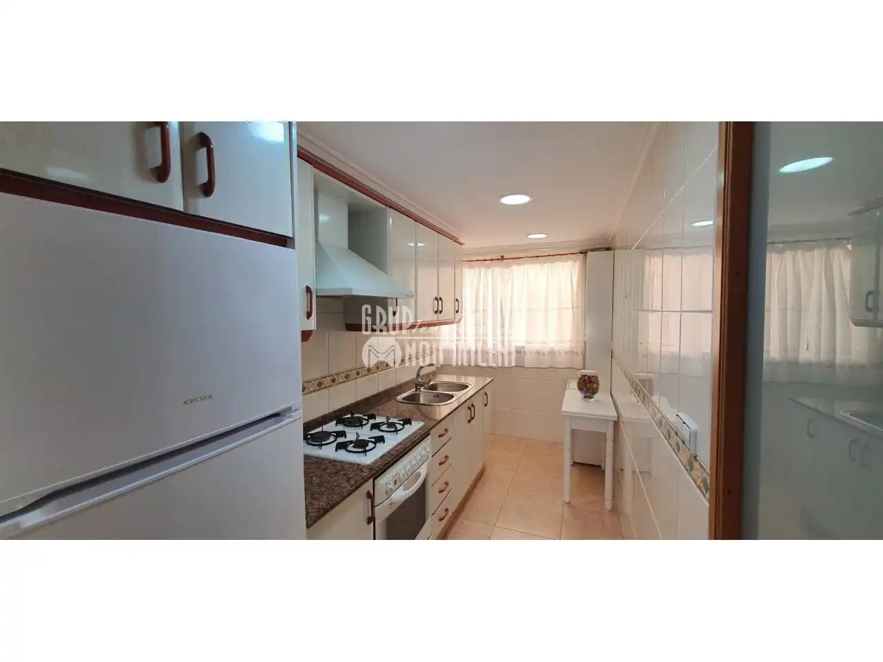 Kitchen of Apartments for rent in Valencia  with Air Conditioner, Heating and Terrace