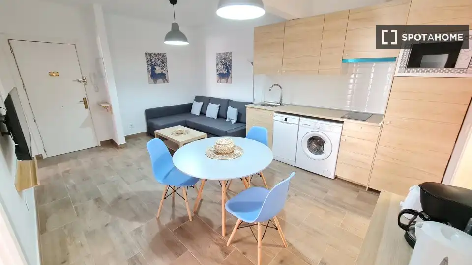 Sala de estar de Piso de alquiler en Getafe con Aire acondicionado, Calefacción y Amueblado