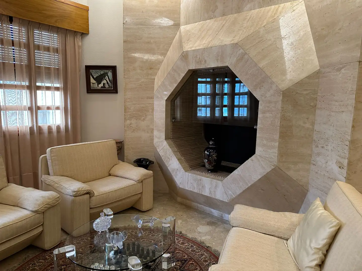 Sala de estar de Finca rústica en venta en Aielo de Malferit con Aire acondicionado, Calefacción y Trastero