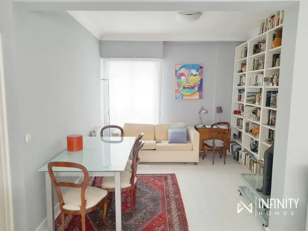 Sala de estar de Piso de alquiler en Bilbao  con Calefacción y Terraza