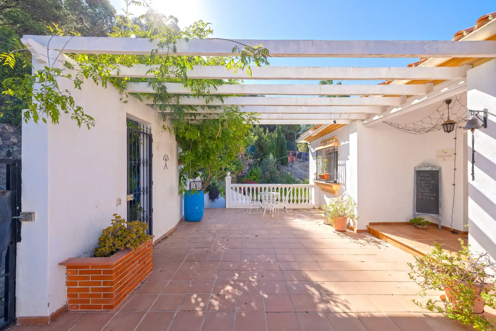 Terraza de Finca rústica en venta en Colmenar con Aire acondicionado, Calefacción y Jardín privado
