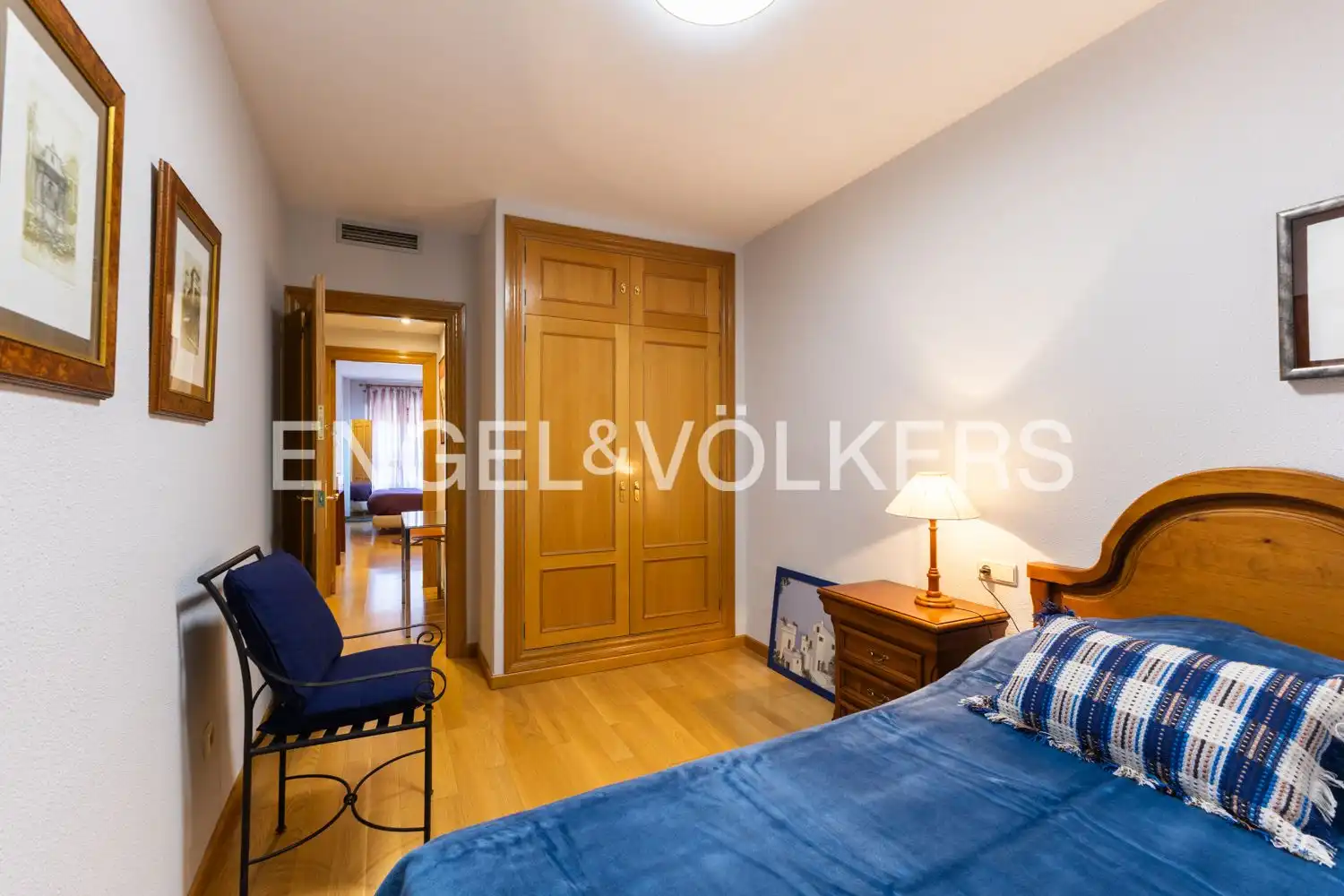 Bedroom of Flat for rent in Castellón de la Plana / Castelló de la Plana  with Air Conditioner, Heating and Parquet flooring