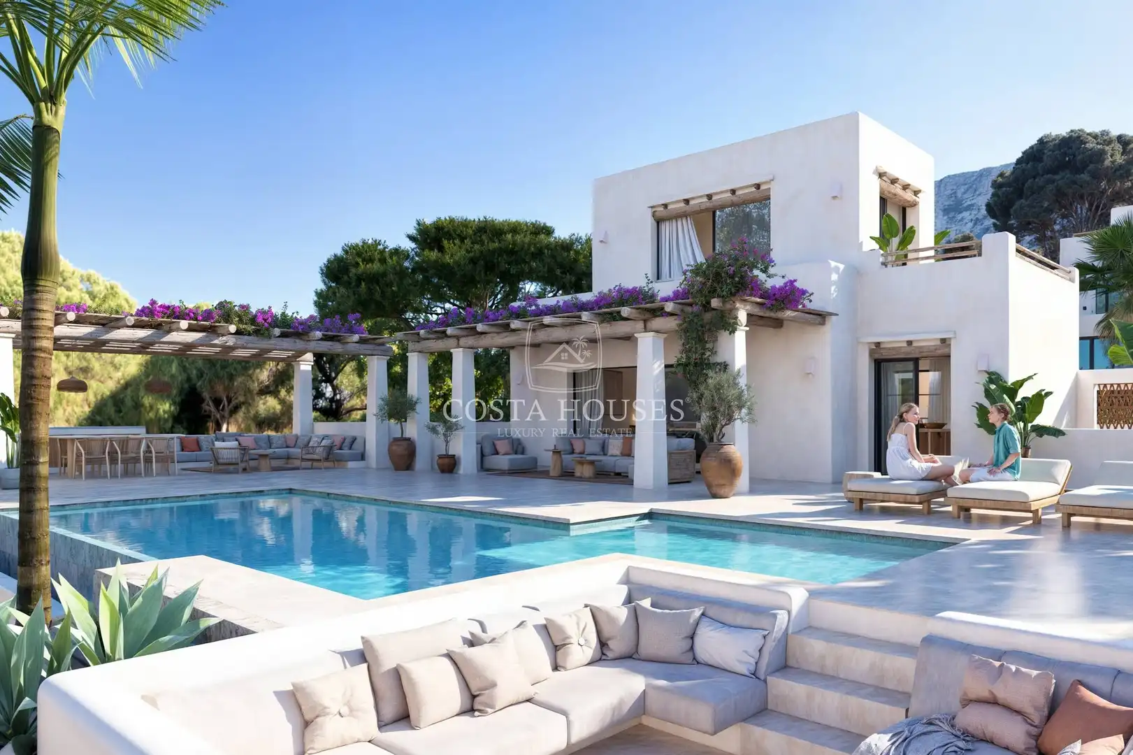 Exterior view of Houses for sale in Dénia  with Air Conditioner, Private garden and Terrace