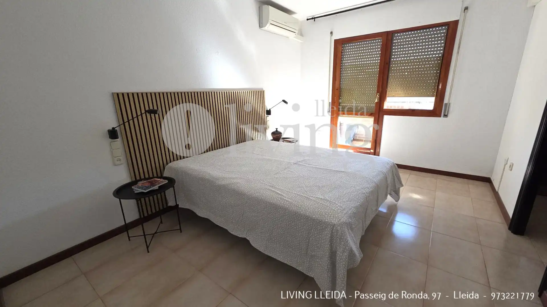 Schlafzimmer von Einfamilien-Reihenhaus zur Miete in Lleida mit Klimaanlage, Heizung und Privatgarten