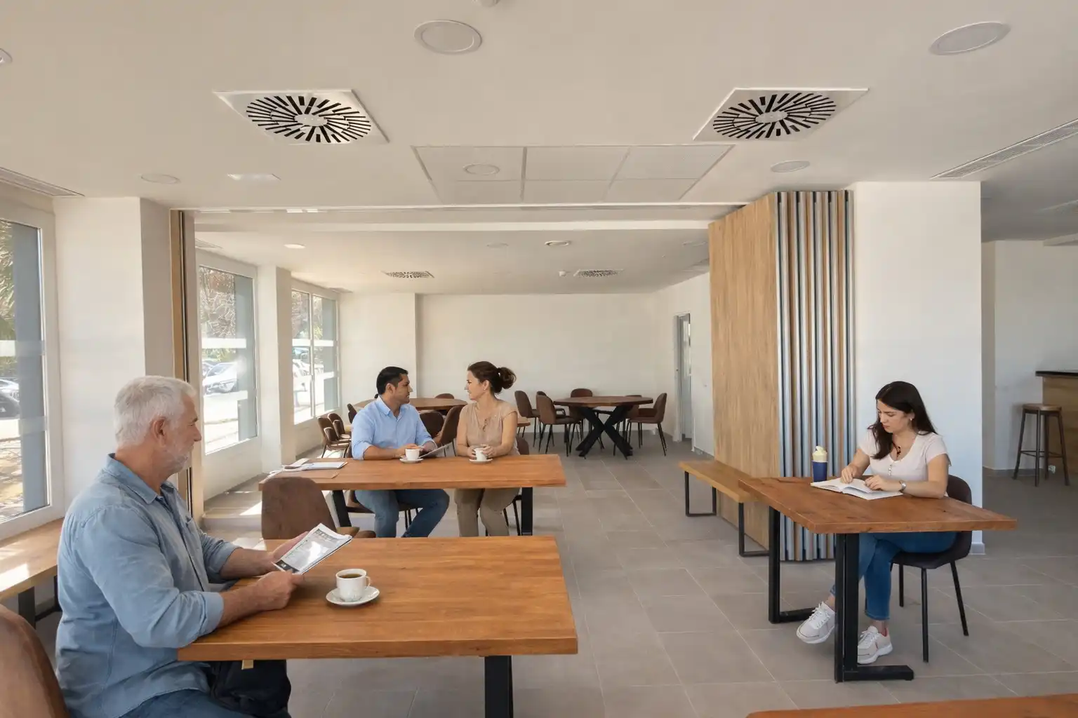 Wohnungen zur Miete in Tres Cantos mit Klimaanlage, Heizung und Terrasse