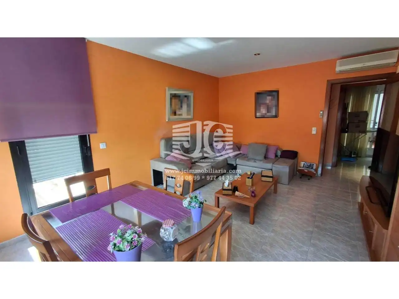 Sala de estar de Piso en venta en Tortosa con Aire acondicionado, Terraza y Amueblado