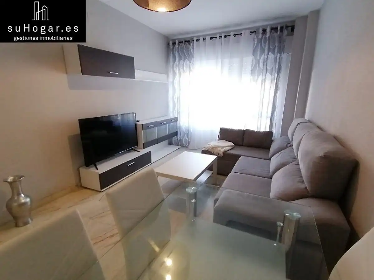 Sala de estar de Apartamento de alquiler en Badajoz con Calefacción, Terraza y Trastero