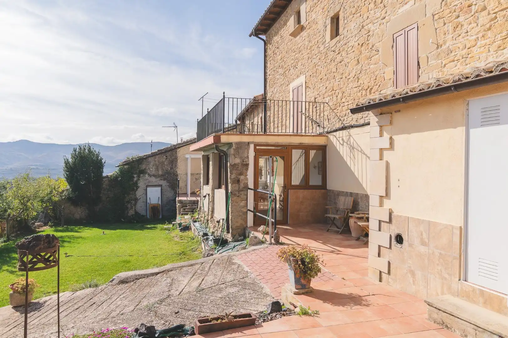 Vista exterior de Finca rústica en venta en Eslava con Jardín privado, Terraza y Trastero