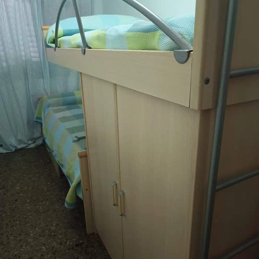Terraza de Apartamento de alquiler en La Pobla de Farnals con Aire acondicionado, Calefacción y Jardín privado