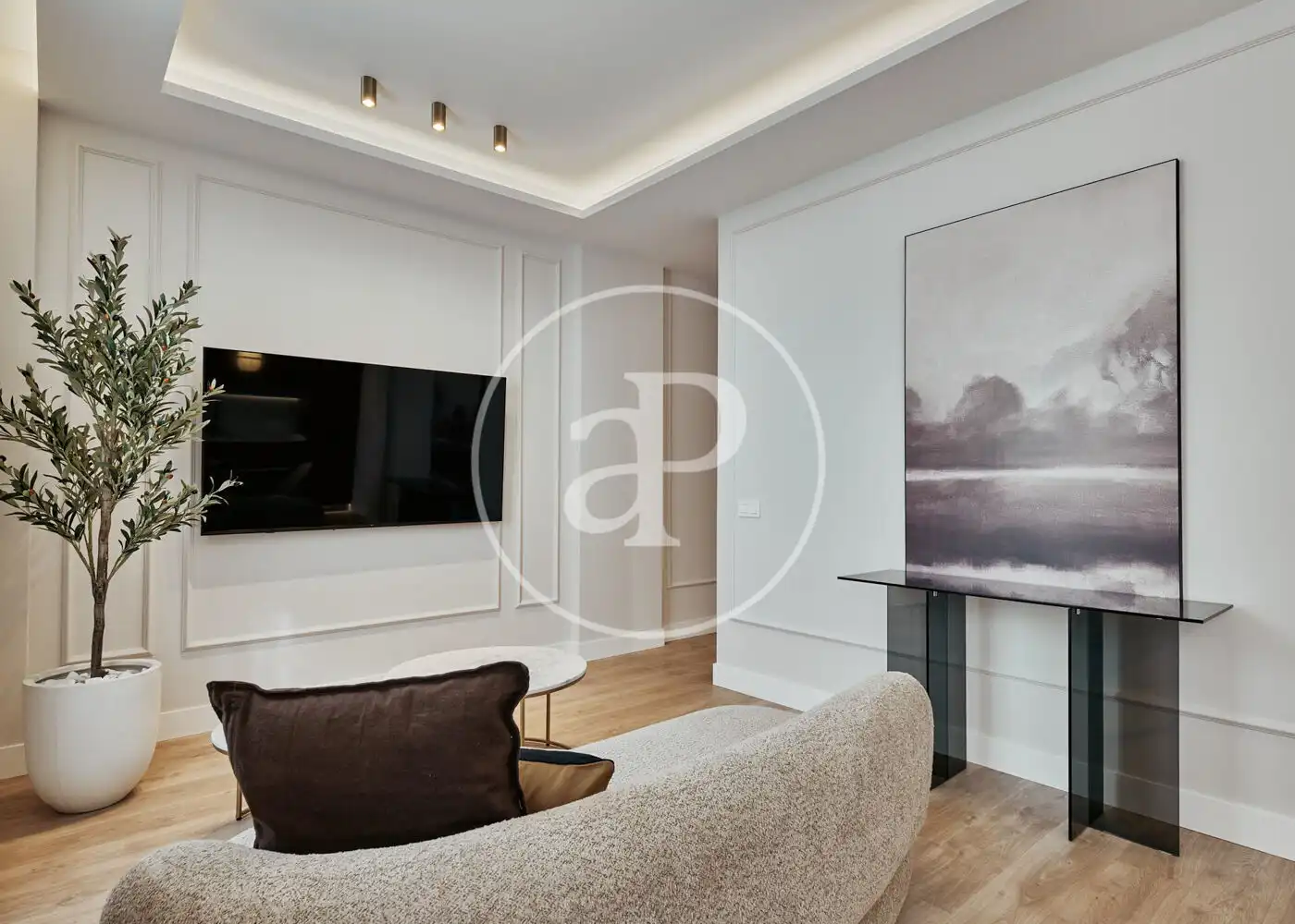 Wohnzimmer von Wohnung zum Verkauf in Madrid mit Klimaanlage, Heizung und Möbliert