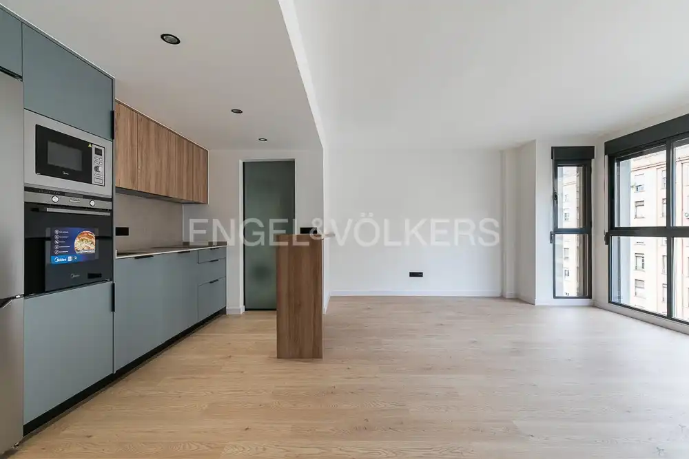 Cocina de Ático de alquiler en Valencia con Aire acondicionado, Calefacción y Se aceptan mascotas