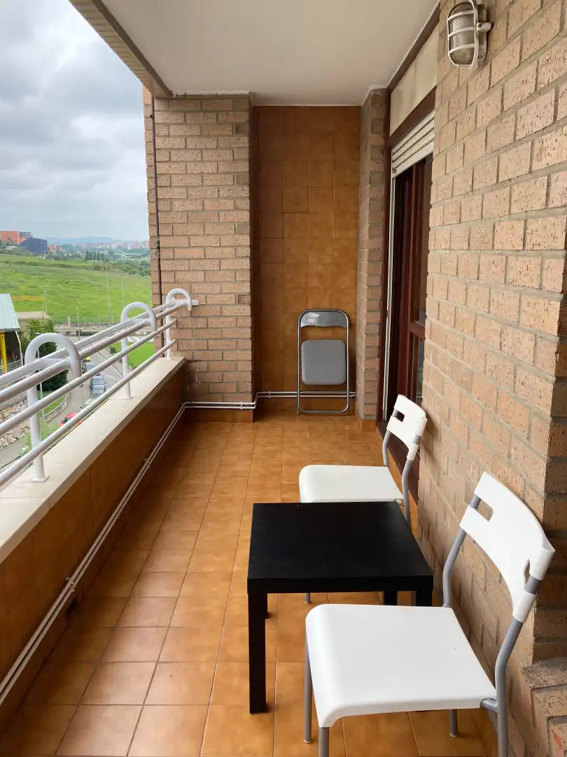 Terrassa de Apartament de lloguer en Santander amb Parquet, Terrassa i Moblat