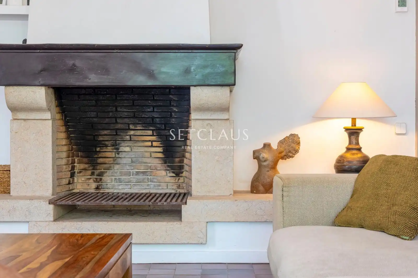Living room of Houses for sale in Premià de Dalt  with Air Conditioner, Heating and Private garden