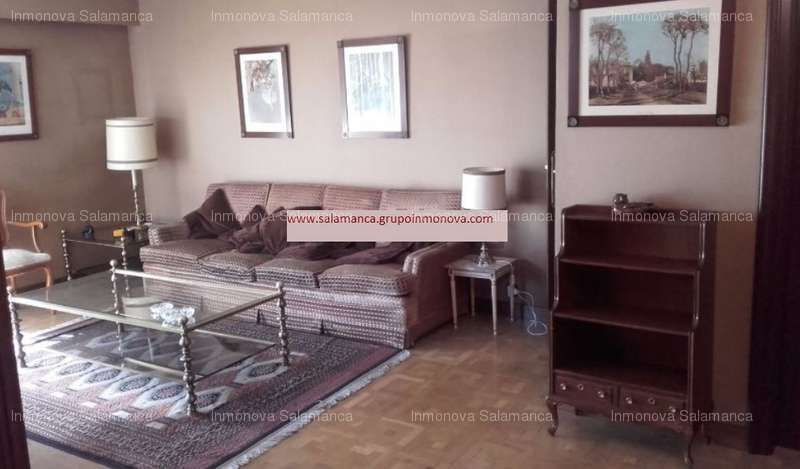 Sala d'estar de Pis de lloguer en Salamanca Capital amb Calefacció, Terrassa i Moblat