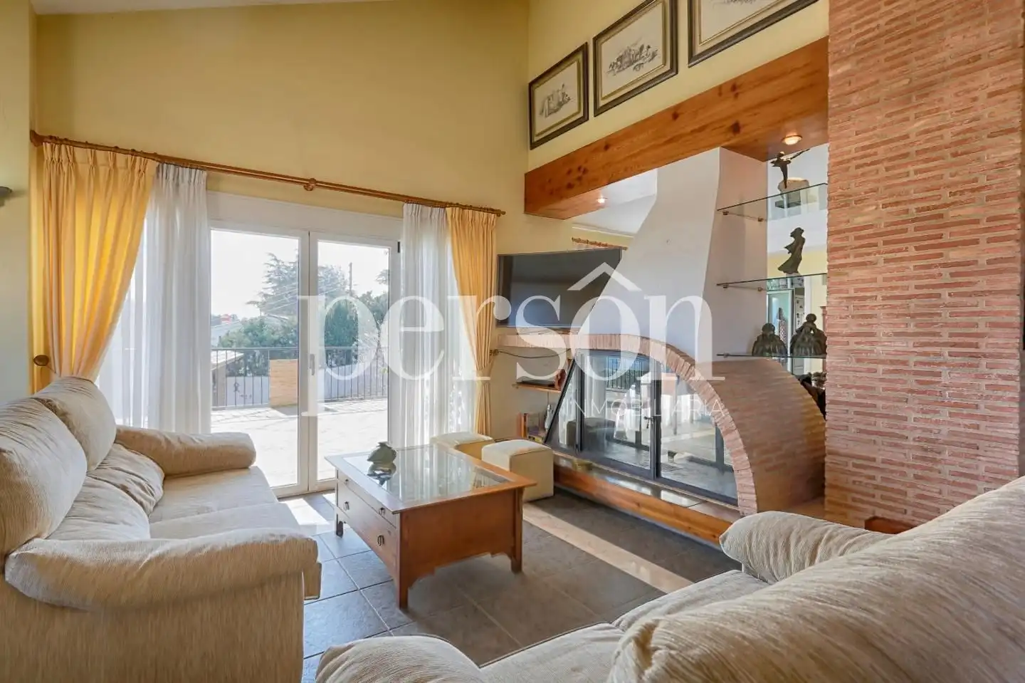 Sala de estar de Casa o chalet en venta en Alzira con Jardín privado, Terraza y Piscina